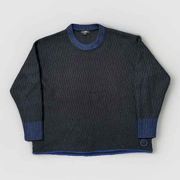 Allbirds Sweater Mens XL Black 100 Merino Wool The Jumper Crewneck Knit Pullover - Picture 2 of 7